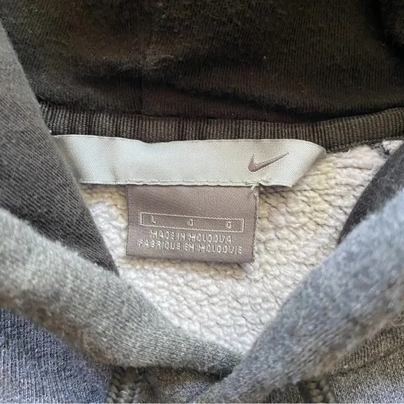 Y2k Nike Embroidered Swoosh Hoodie size large see desc - Picture 5 of 8